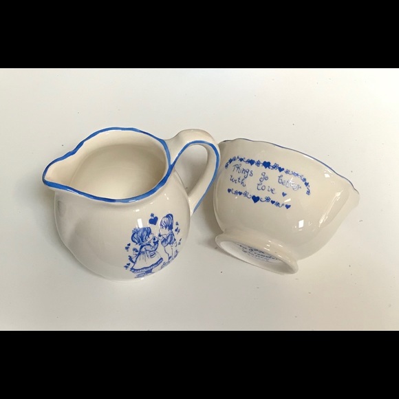 SOLD Royal Crownford Ironstone Creamer n Sugar - Picture 1 of 8